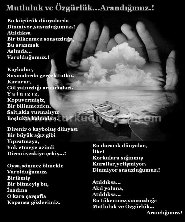 Mutluluk Özgürlük... Aradigimiz.....